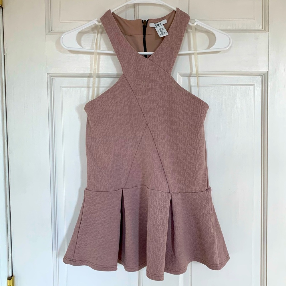 Beige halter top